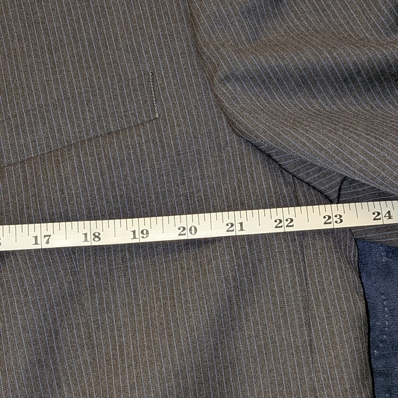Michael Kors Charcoal Pinstripe Blazer - Picture 4 of 12